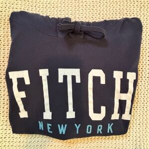 Abercrombie & Fitch FITCH New York Hoodie Navy XS Y2K